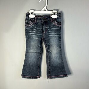 Dark wash bootcut jeans